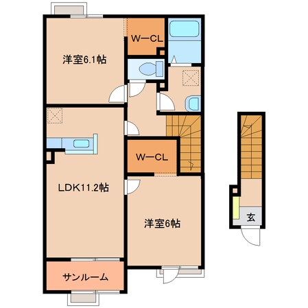 マレッサの物件間取画像